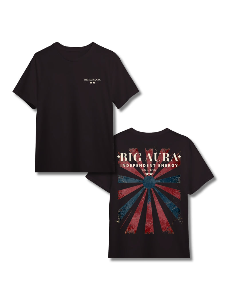 Oversized Boxy T-Shirt - Big Aura Independence