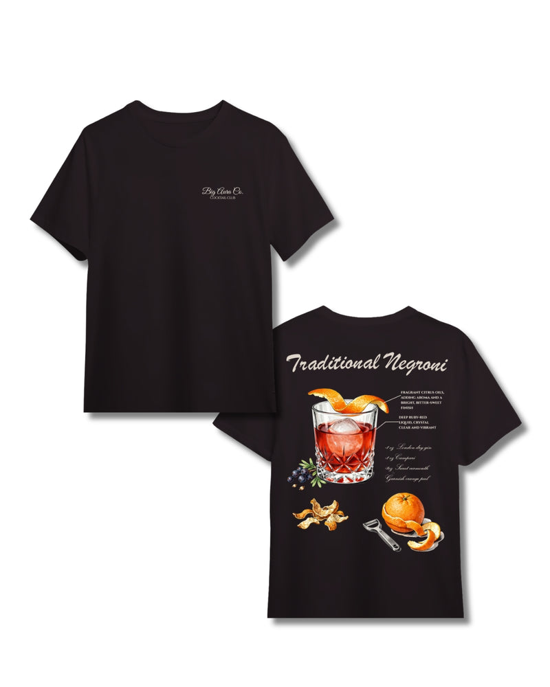 Oversized Boxy T-Shirt - Traditional Negroni