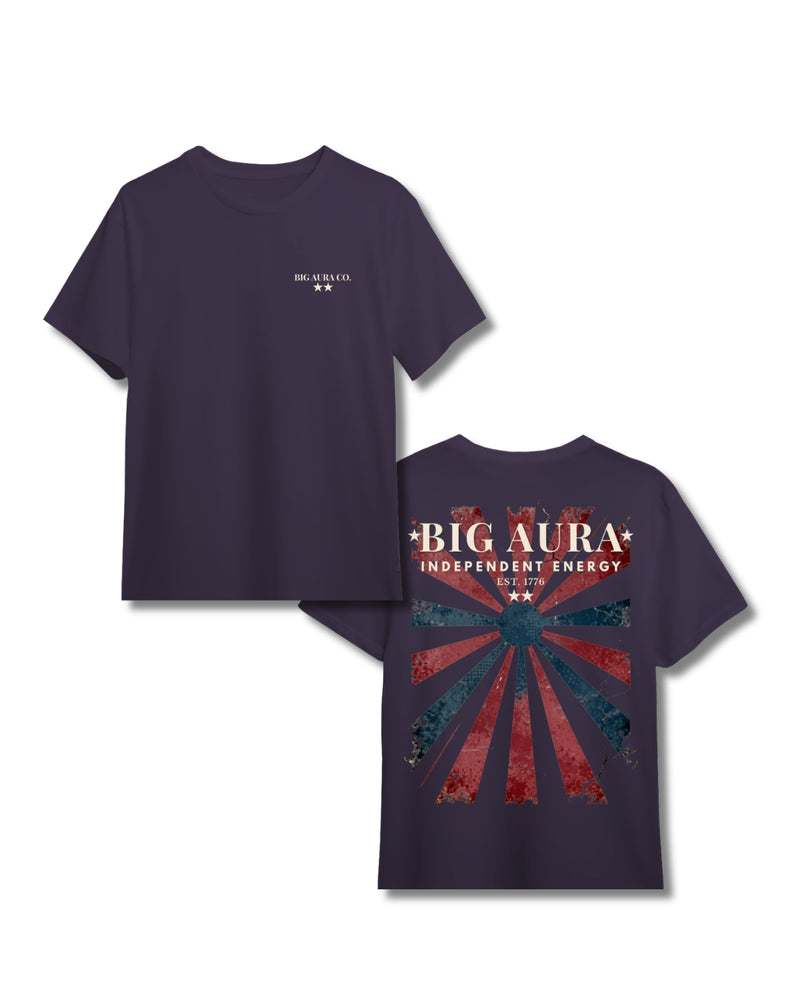 Oversized Boxy T-Shirt - Big Aura Independence