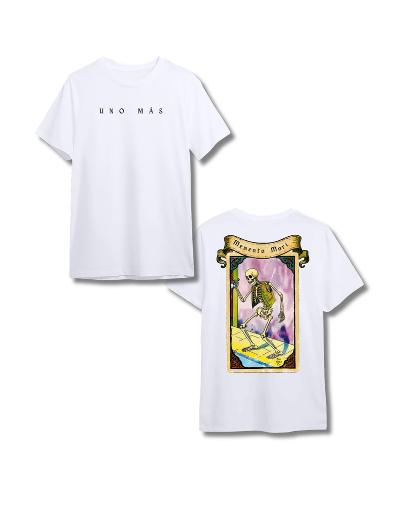 Oversized Boxy T-Shirt - Uno Mas x Memento Mori White