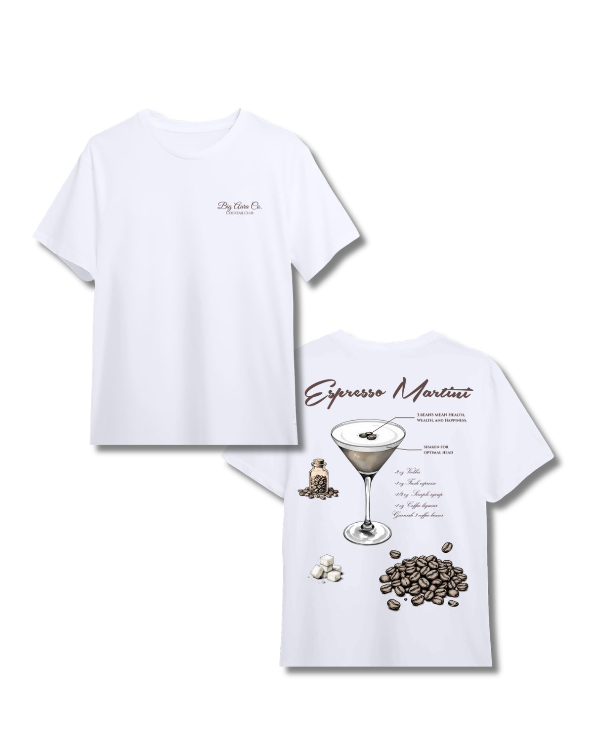 Oversized Boxy T-Shirt - Espresso Martini