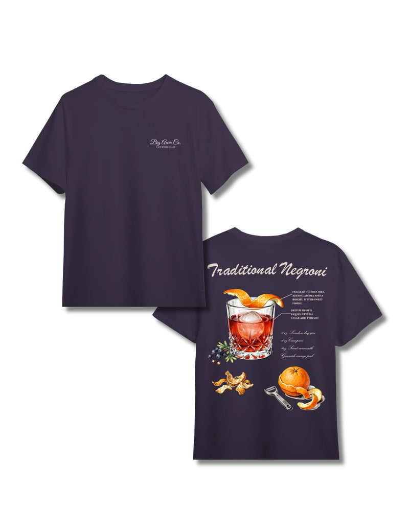 Oversized Boxy T-Shirt - Traditional Negroni