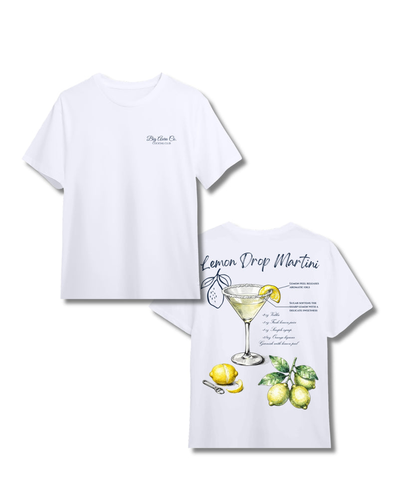 Oversized Boxy T-Shirt - Lemon Drop Martini